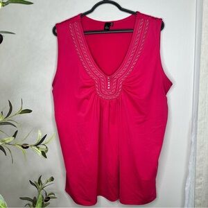 Eshe Pink Tank Top 2X